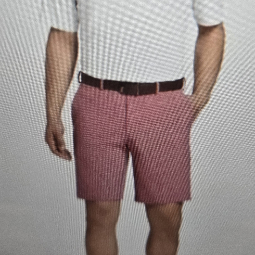 Walter Hagen Men's Pink Flat Front Golf Shorts Size 34